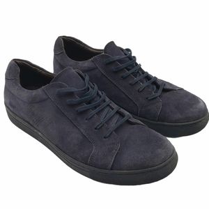 Black Brown 1826 11M Armstrong Sneakers Suede Navy